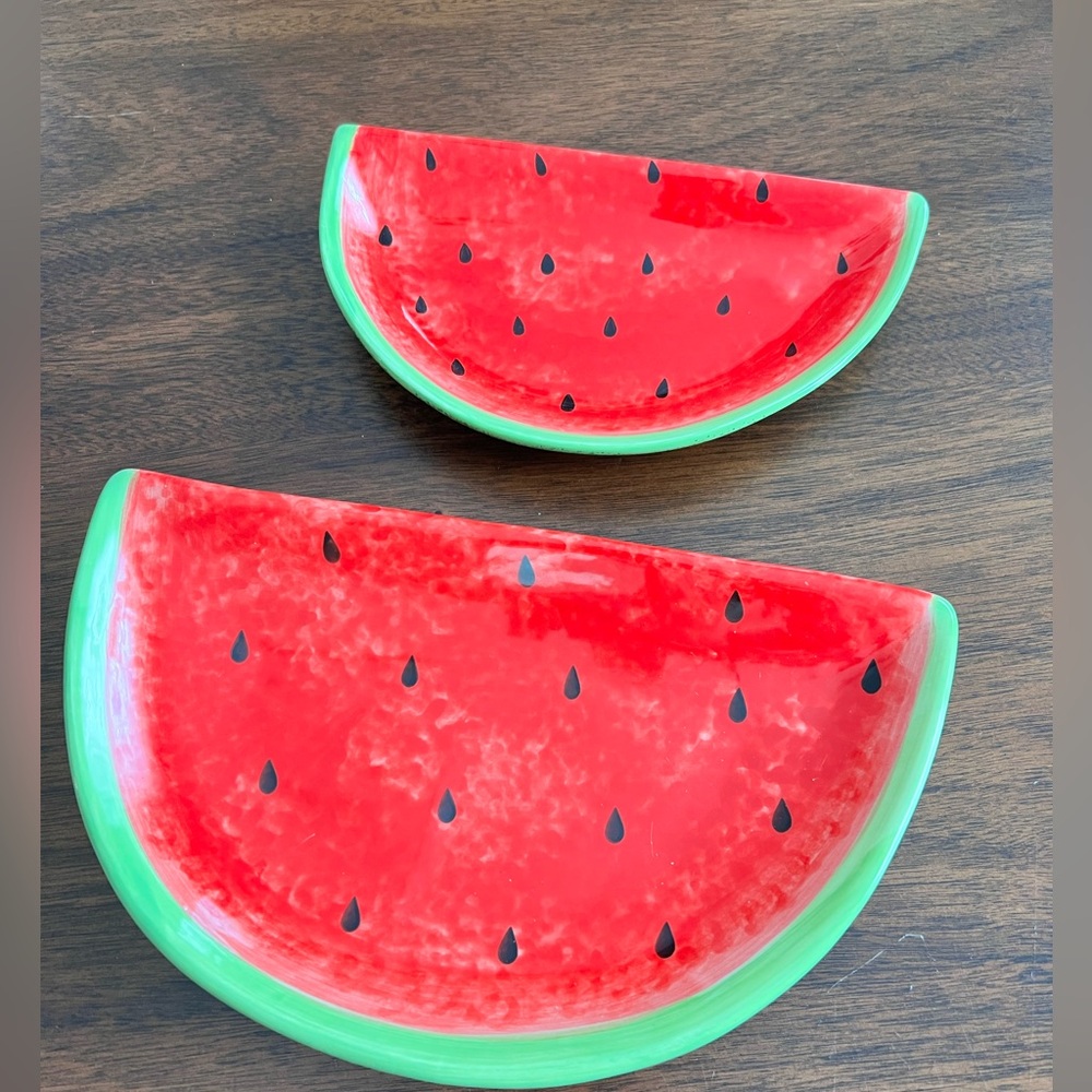 New Dolomite Red Spring Watermelon
Plates - Set of 2